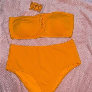 Aerie Vibrant Orange Bikini set